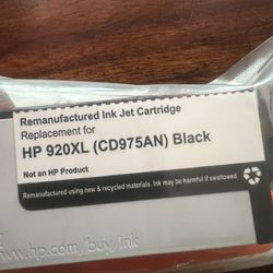 2 HP Blk Ink Print Cartridges 