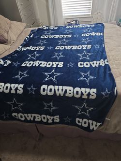 Cowboys throw blanket