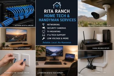 TV Mount service  Rita ranch. See description