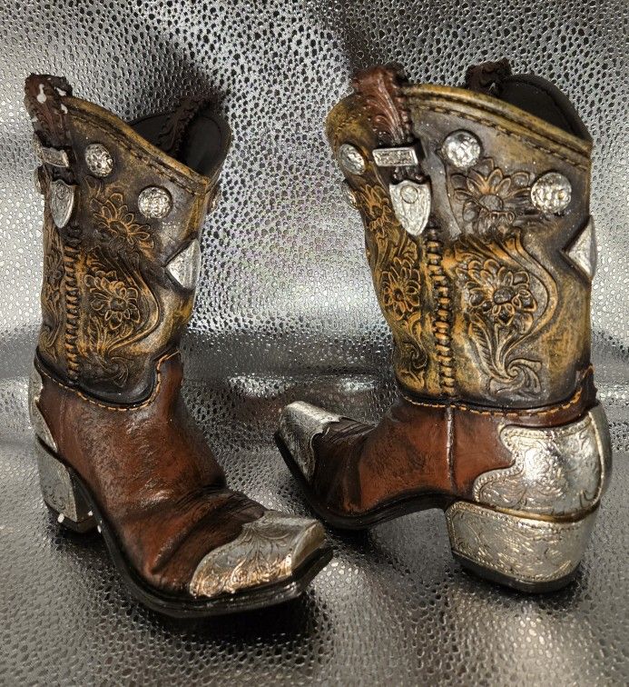 Boots And Spurs Boot Vase