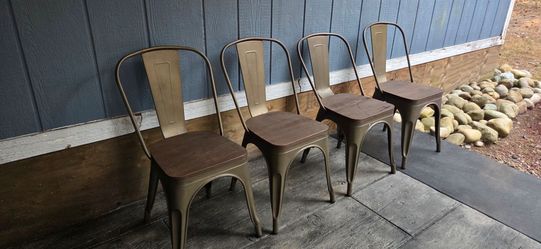 Metal chairs