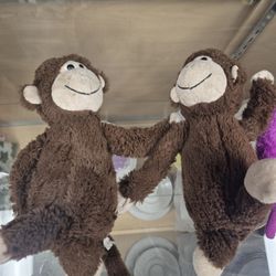 Sonoma Lavender Spunky the Monkey or Dan Dee Hug Me Monkey plush toys. 
