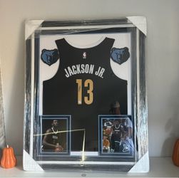 Jaren Jackson Jr. #13 Signed Framed Memphis Grizzlies Jersey
