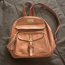 Leather Women Backpack 