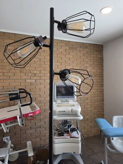 Modern Industrial 3-Light Cage Floor Lamp 😉🤫