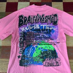 Hellstar t-shirt Brainwashed ‘pink’ CHEAP PRICES , Free Shipping