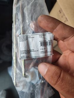 Metal toilet tank lever