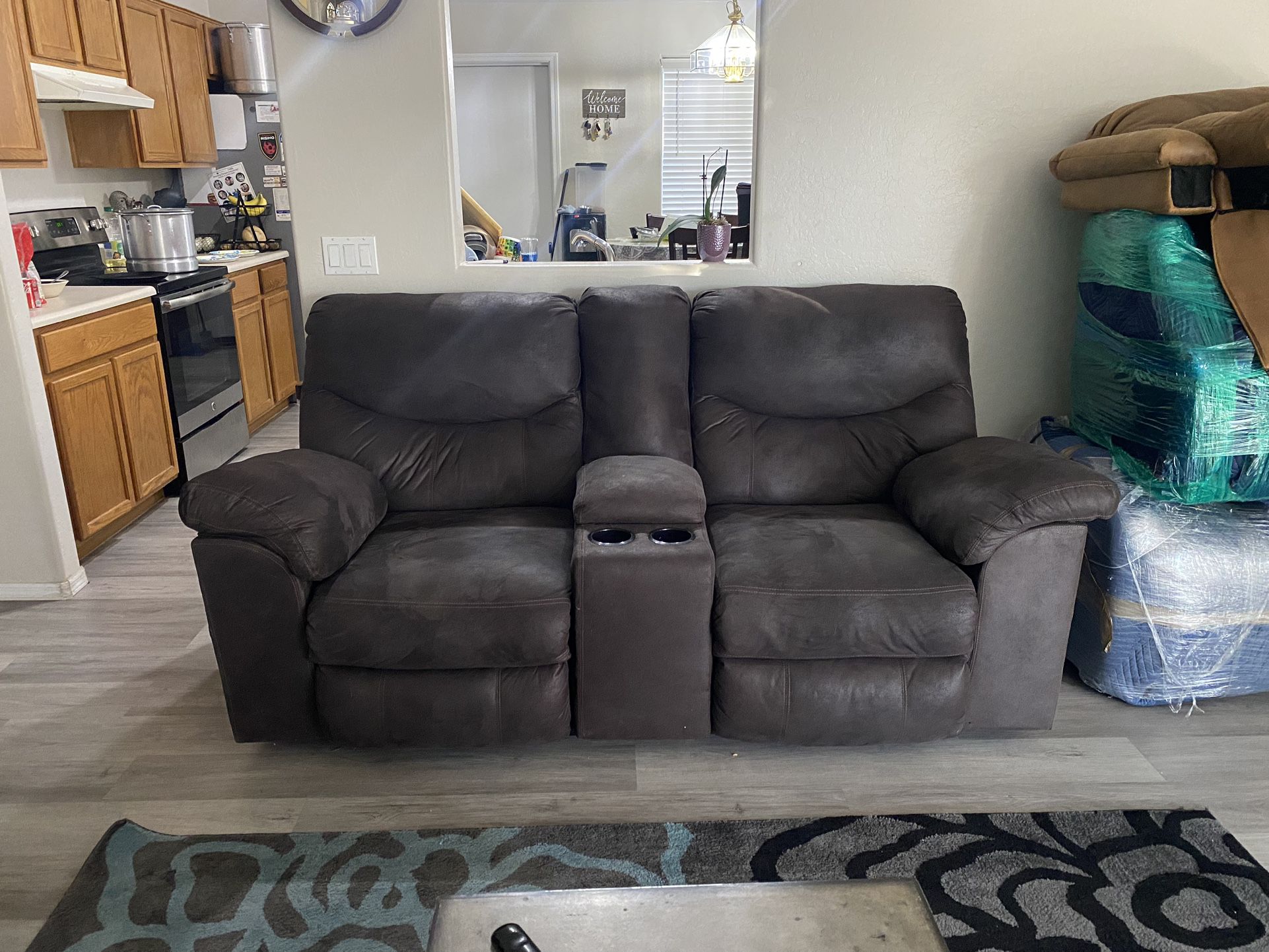 2 Set Couch Electric Recliners