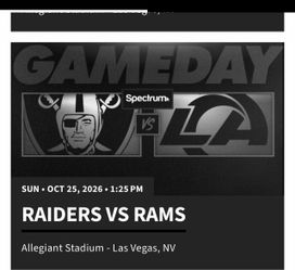 Raiders vs Rams Game