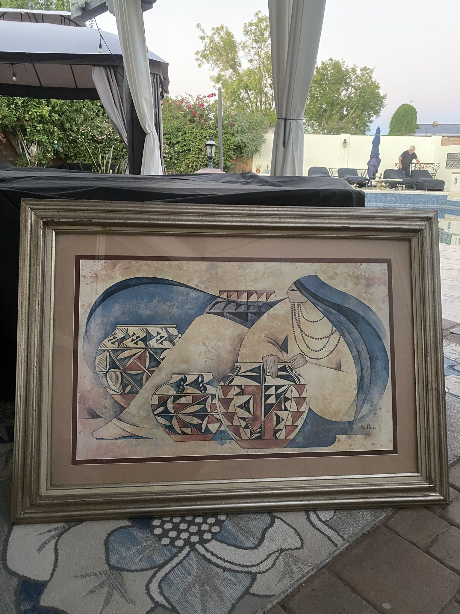 GE Mullan Print In Custom Frame