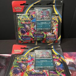 Phantasmal Flames 3-Pack Blister Pokemon