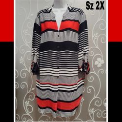 WOMENS PLUS SIZE 2X TUNIC TOP
