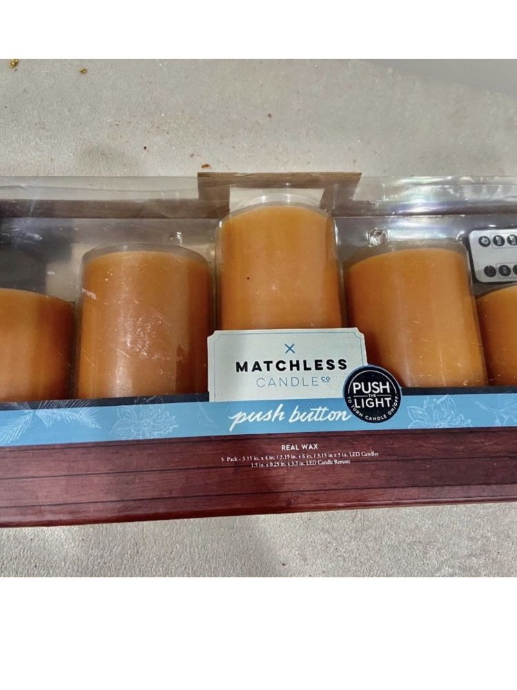 Led Candles Set / New