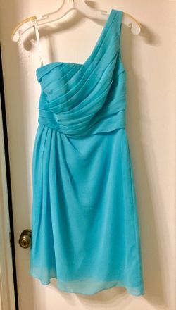 David’s Bridal Pool Blue Dress Size 2