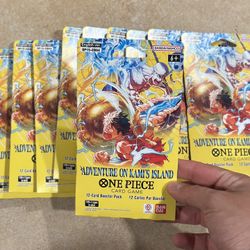 One Piece Adventure on Kami's Island Booster Packs Sealed