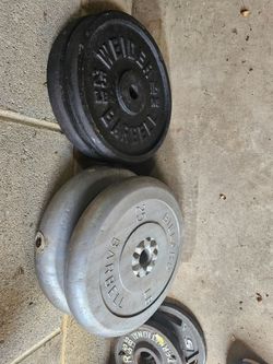 100lbs standard 1" weights