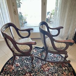 Vintage Chair And Rocker