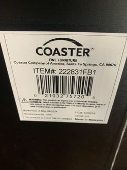 Full size Coaster LED bed