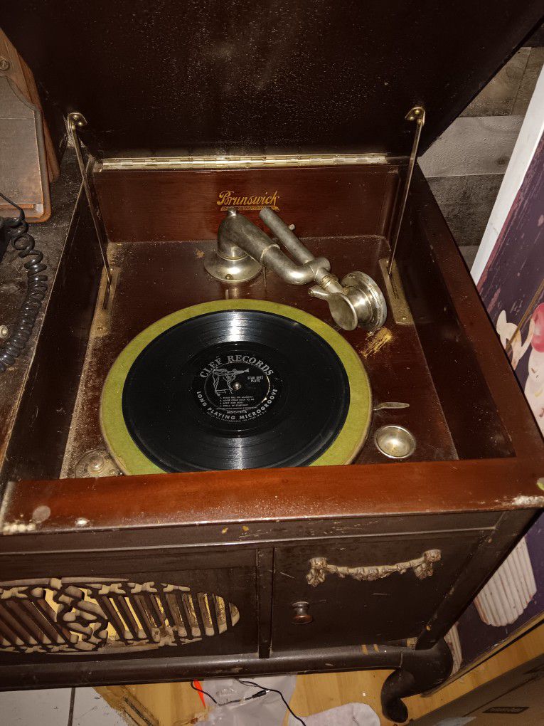 Phonograph Record Player 1920s WORKS

