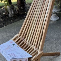 Wooden Folding Patio Chair