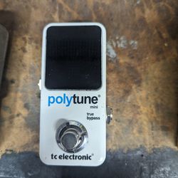 Polytune guitar tuner pedal