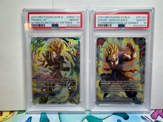 DragonBall Fusion World PSA 10 Lot