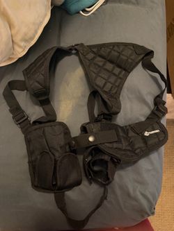 Crosman Adjustable Shoulder Holster w/ Magazine Pouch – Black