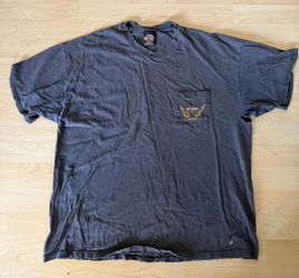 Vintage 90s Harley Davidson T Shirt XL Great American Hawg