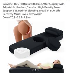 Balapet BBL Mattress With Hole. 