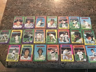 1975 topps sf giants set