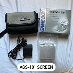 Nintendo Gameboy Advance SP Platinum Silver AGS-101