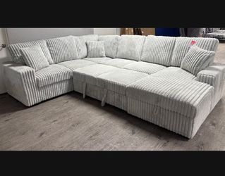 Sleeper Sectional Sofa Couch Bed With Storage Sofa 
