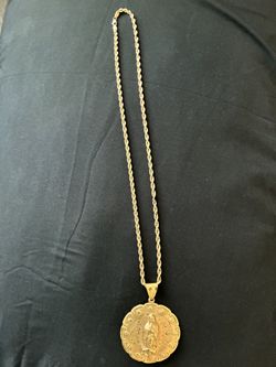 10kt Gold rope chain