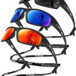 Polarized Sunglasses Men, Sports Sun Glasses Womens UV400 Protection for Fishing Running Driving 800+ bought in past month