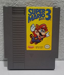 Super Mario Bros 3 Nintendo NES Video Game Cartridge