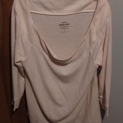 Torrid Nwt Plush Off Shoulder Sweater Blush Color 2x