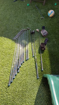 PING Zing Iron Set (1 Iron–SW) + Callaway FT-5 Driver, Big Bertha 3& 5 Wood & Lob Wedge