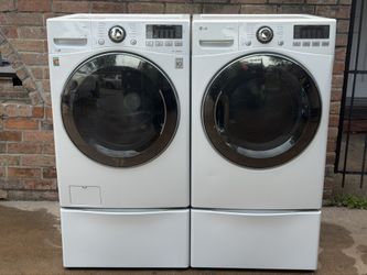 Washer And Electric Dryer Lavadora y Secadora Eléctrica 