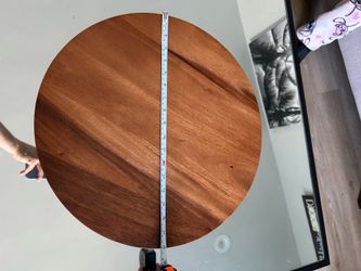 Vintage Woodcraftery Cherry Wood, lazy Susan. 18” inches diameter (Negotiable)