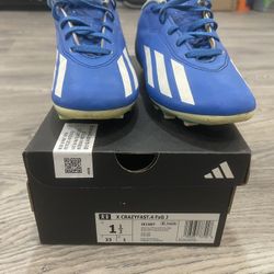 Adidas crazyfast soccer cleats boys girls size 1.5