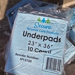 Secure Underpads 10 Count Pack Of 10