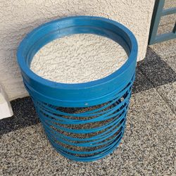 Small Round Mirrored Table 