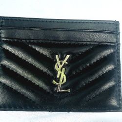 YSL Card Case: Cassandre Matelasse (Black)