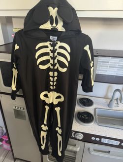 Skeleton Mickey Onesie 