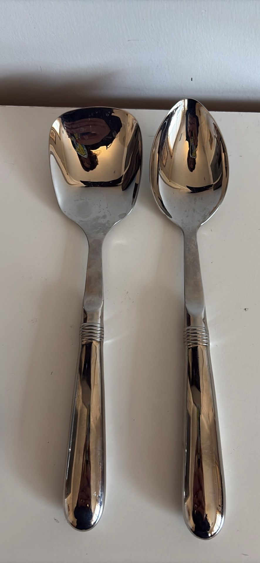 Oneida Serving Spoons. 18/8 Stainless Steel