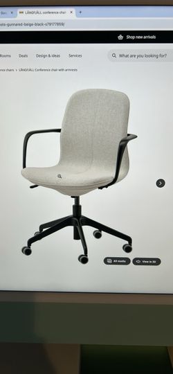 IKEA LANGFJALL conference/desk/office chair with armrests