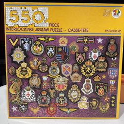Vintage Citadel Casse-Tete Patched Up 550 PC Puzzle No 6517 18”X24”