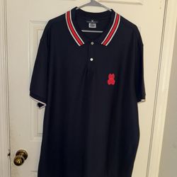 physco bunny shirt polo Navy/Red Men’s Size XXL