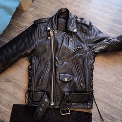Leather  Coat