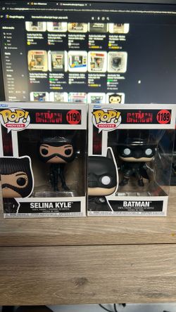 and Catwoman  fungo pop